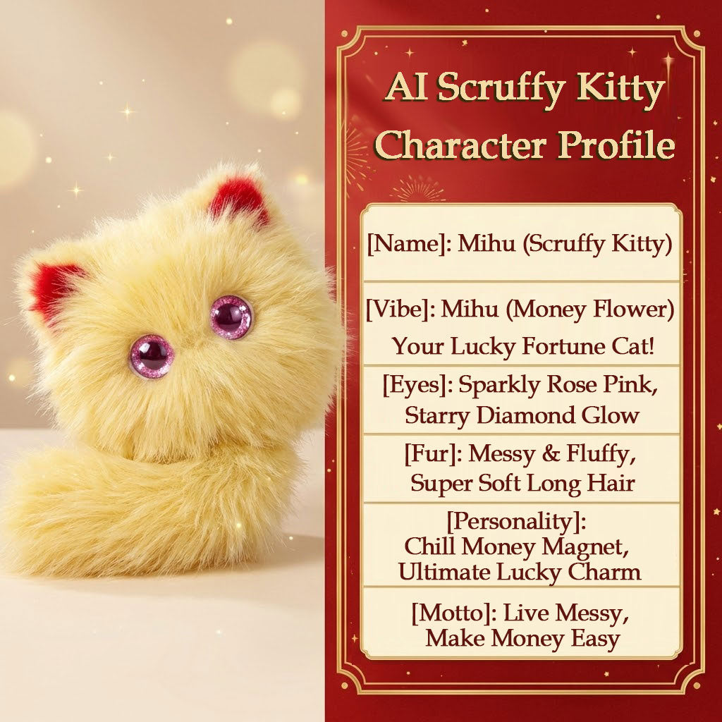 AI Rice Ball - Multilingual Talking Cute Plush Toy, Perfect Companion for Your Cats