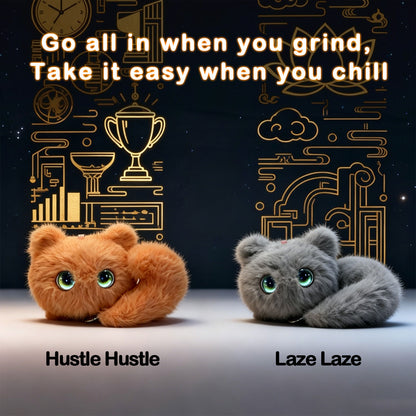 AI CuriousCat Multilingual Talking Plush Toy Pet Cat Companion